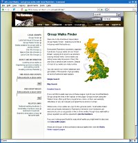 walks finder screenshot